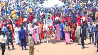 SSG, Senator Shehu, led Borno government delegation to Eid, Durbar