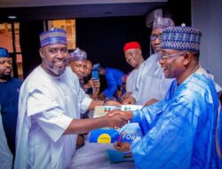 Senator Iya Abbas Submits Governorship Forms in Abuja